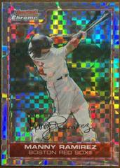 Manny Ramirez [Gold Refractor] #168 Baseball Cards 2006 Bowman Chrome Prices