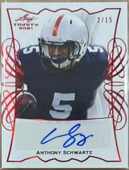 Anthony Schwartz [Red] #TPA-AS1 Football Cards 2021 Leaf Trinity Portrait Autographs Prices