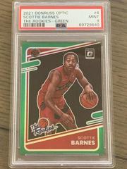 Scottie Barnes [Green] #4 Basketball Cards 2021 Panini Donruss Optic The Rookies Prices