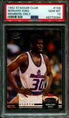 Bernard King [Members Only] #158 Basketball Cards 1992 Stadium Club Prices