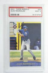 Alex Rodriguez #36 Baseball Cards 2001 Topps Reserve Prices