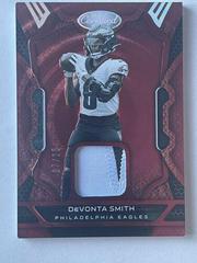 DeVonta Smith [Red] Football Cards 2022 Panini Certified Materials Mirror Prices