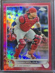Yadier Molina [Red] #6 Baseball Cards 2022 Topps Chrome Logofractor Prices