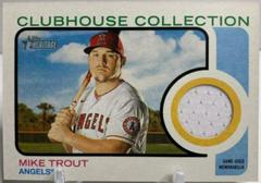 Mike Trout #CC-MT Baseball Cards 2022 Topps Heritage Clubhouse Collection Relics Prices