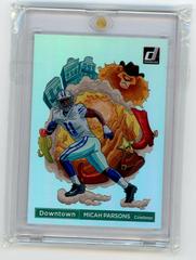 Micah Parsons Football Cards 2022 Panini Donruss Downtown Prices