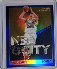 Nikola Jokic [Blue] Basketball Cards 2019 Panini Hoops Premium Stock NBA City Prices