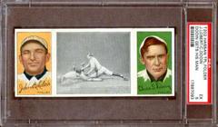 J. Lobert, C. Dooin [Dooin Gets His Man] Baseball Cards 1912 T202 Hassan Triple Folder Prices