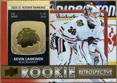 Kevin Lankinen [Gold] Hockey Cards 2021 Upper Deck Rookie Retrospective Prices