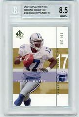 Quincy Carter [Gold] #143 Football Cards 2001 SP Authentic Prices