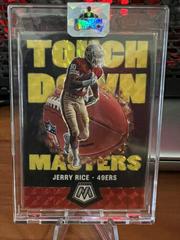 Jerry Rice [Gold Fluorescent] Football Cards 2020 Panini Mosaic Touchdown Masters Prices