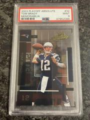 Tom Brady Football Cards 2003 Playoff Absolute Memorabilia Prices