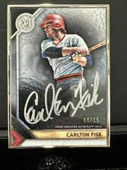 Carlton Fisk [Silver] Baseball Cards 2023 Topps Museum Collection Framed Autographs Prices