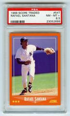 Rafael Santana #54T Baseball Cards 1988 Score Traded Prices