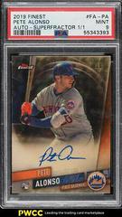 Pete Alonso #FA-PA Baseball Cards 2019 Topps Finest Autographs Prices