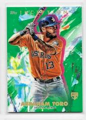 Abraham Toro [Green] #7 Baseball Cards 2020 Topps Inception Prices