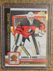 Gabriel D'Aigle [High Gloss] #109 Hockey Cards 2023 Upper Deck Team Canada Juniors Prices