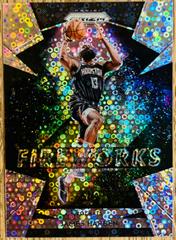 James Harden [Fast Break Prizm] Basketball Cards 2018 Panini Prizm Fireworks Prices