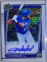 Luis Rodriguez #RPS-LR Baseball Cards 2021 Panini Donruss Optic Rated Prospect Signatures Prices