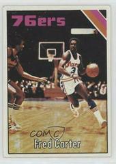 Fred Carter #38 Basketball Cards 1975 Topps Prices