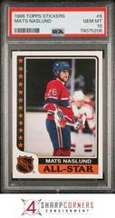Mats Naslund #8 Hockey Cards 1986 Topps Stickers Prices