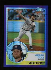 Gerrit Cole [Gold Refractor] #113 Baseball Cards 2018 Topps Silver Pack 1983 Chrome Promo Prices