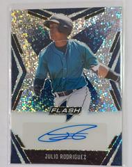 Julio Rodriguez [Blue] #BA-JR1 Baseball Cards 2020 Leaf Flash Autographs Prices