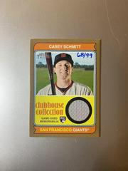 Casey Schmitt [Gold] #CCR-CS Baseball Cards 2023 Topps Heritage Clubhouse Collection Relics High Number Prices