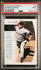 Roger Clemens [SP Limited] #38 Baseball Cards 2002 SP Authentic Prices