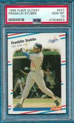 Franklin Stubbs #527 Baseball Cards 1988 Fleer Glossy Prices