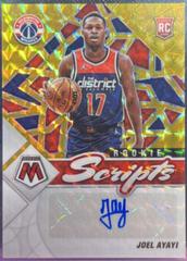 Joel Ayayi [Gold] #RS-JAY Basketball Cards 2021 Panini Mosaic Rookie Scripts Autographs Prices