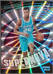 Brandon Miller [Sunburst] #10 Basketball Cards 2023 Panini Revolution Supernova Prices