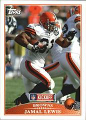 Jamal Lewis Football Cards 2009 Topps Kickoff Prices