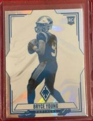 Bryce Young [White Shimmer] #CON-2 Football Cards 2023 Panini Phoenix Contours Prices