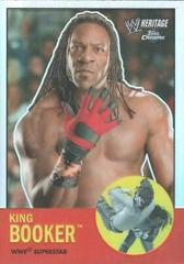 King Booker [Refractor] Wrestling Cards 2007 Topps Heritage II Chrome WWE Prices