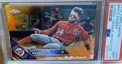 Bryce Harper [Sliding Orange Refractor] Baseball Cards 2016 Topps Chrome Prices