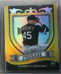 Garrett Crochet [Gold] #1 Baseball Cards 2021 Panini Chronicles Crusade Prices