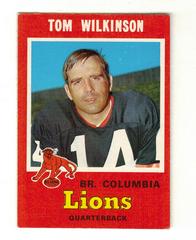 Tom Wilkinson #37 Football Cards 1971 O Pee Chee CFL Prices