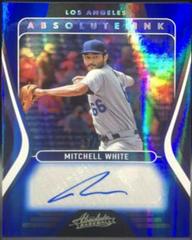 Mitchell White [Spectrum Blue] Baseball Cards 2022 Panini Absolute Ink Autographs Prices