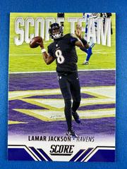 Lamar Jackson #ST2 Football Cards 2021 Panini Score Team Prices