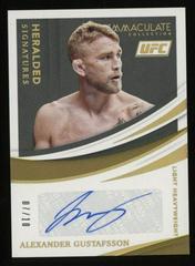 Alexander Gustafsson [Gold] Ufc Cards 2021 Panini Immaculate UFC Heralded Signatures Prices