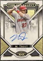 Mike Trout #T1A-MT Baseball Cards 2023 Topps Tier One Autographs Prices
