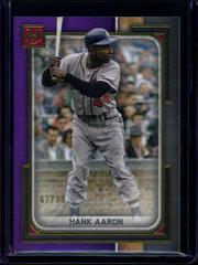 Hank Aaron [Amethyst] #10 Baseball Cards 2023 Topps Museum Collection Prices