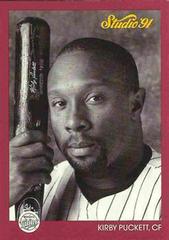 Kirby Puckett #90 Baseball Cards 1991 Studio Prices
