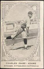 Charles Babe Adams [Hand Cut] Baseball Cards 1922 W573 Prices