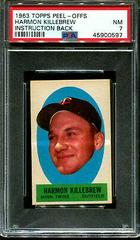 Harmon Killebrew [Instruction Back] Baseball Cards 1963 Topps Peel Offs Prices