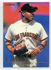 Barry Bonds [Checklist] #1 Baseball Cards 1996 Fleer Prices
