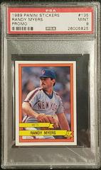 Randy Myers [Promo] #135 Baseball Cards 1989 Panini Stickers Prices