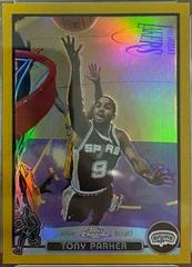 Tony Parker [Gold Refractor] Basketball Cards 2003 Topps Chrome Prices
