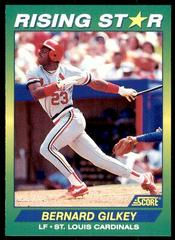 Bernard Gilkey Baseball Cards 1992 Score Rising Stars Prices