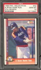 A Ryan Home Run #40 Baseball Cards 1993 Pacific Nolan Ryan 27th Season Prices